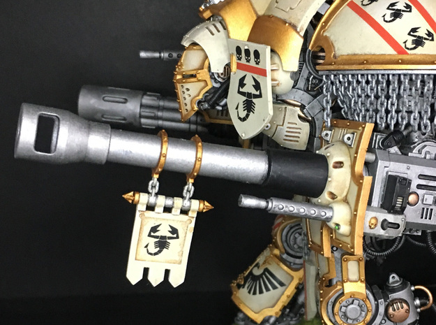 Knight Weapon Tips 2.0 in Tan Fine Detail Plastic