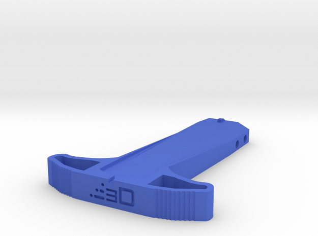 M27 Priming Handle (Long) for Nerf Rival Heracles  in Blue Processed Versatile Plastic