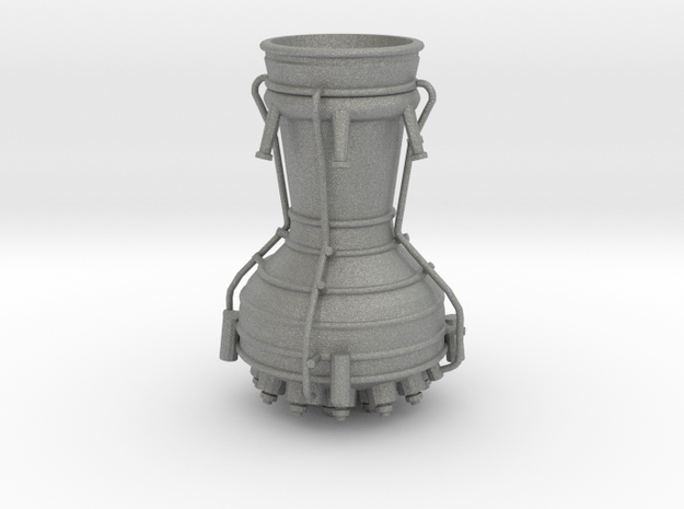 V-2 Combustion Chamber 1:35 in Gray PA12: 1:35