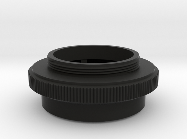Agfa Solagon 1:2/50 lens adapter to Leica-L(L39) in Black Natural Versatile Plastic