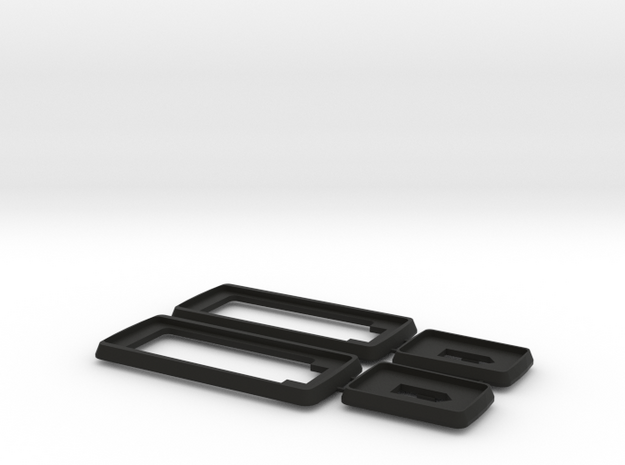 Door Handle Gasket Set  for a Scirocco MK1 in Black Natural Versatile Plastic