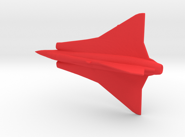 1:285 Saab Draken   in Red Processed Versatile Plastic