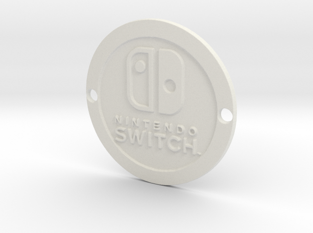 Nintendo Switch Custom Sideplate  in White Natural Versatile Plastic