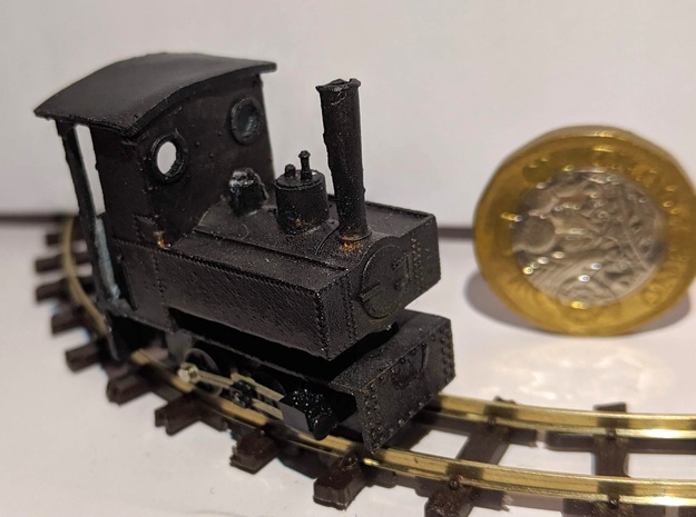 HOe Decauville 0-4-0  in Tan Fine Detail Plastic