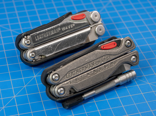 Thumb Tabs for Leatherman Wave or Charge in Red Processed Versatile Plastic: Medium