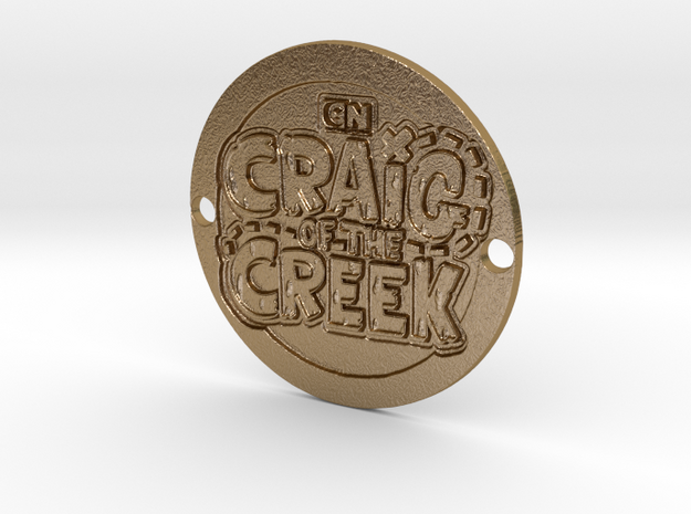 Craig of the Creek Sideplate in Polished Gold Steel