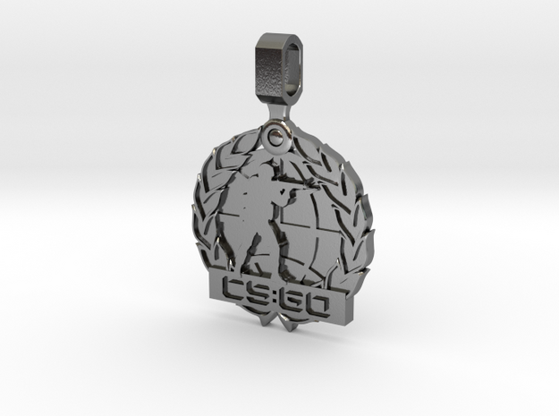 CS:GO Tournament Medallion - 2nd Place in Polished Silver