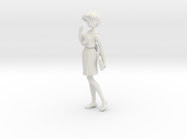 1/10 Student in Uniform Ami in White Natural Versatile Plastic