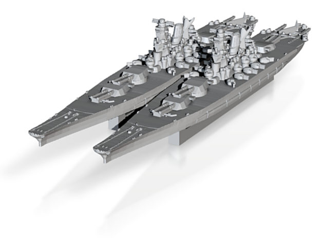 IJN Super Yamato A-150 battleship (Axis & Allies s in Tan Fine Detail Plastic
