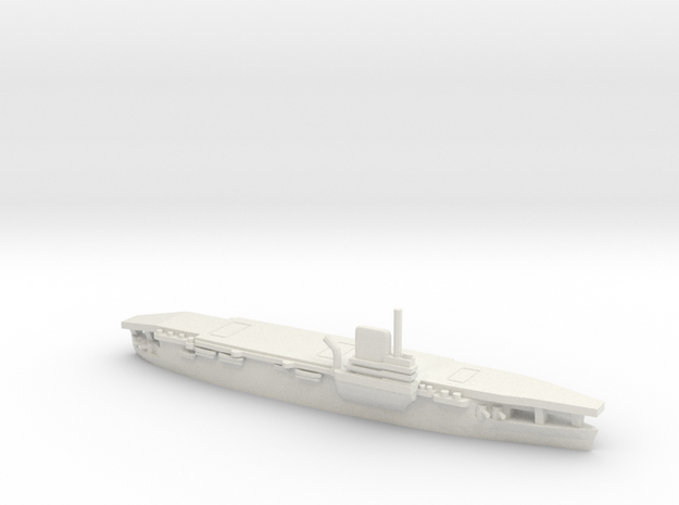 French Aircraft Carrier Bearn in White Natural Versatile Plastic: 1:1800