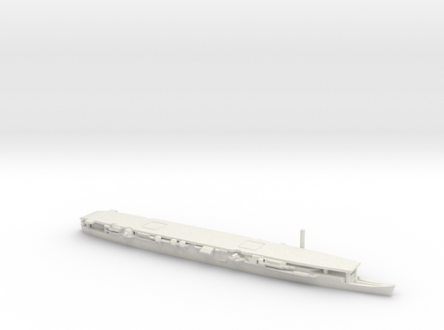 Japanese Aircraft Carrier Zuiho (Short Deck) in White Natural Versatile Plastic