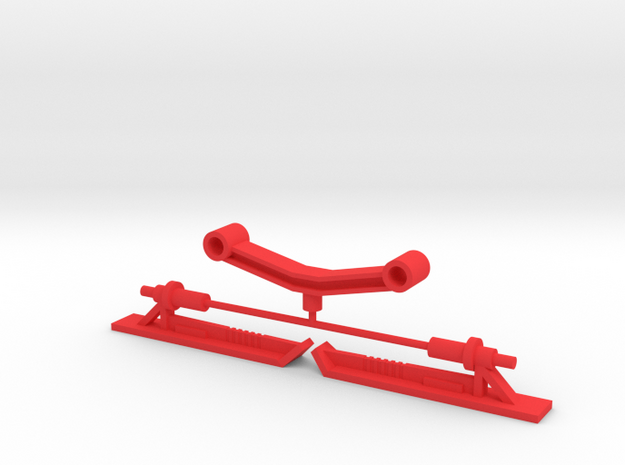 Solarion Ski Pod in Red Processed Versatile Plastic
