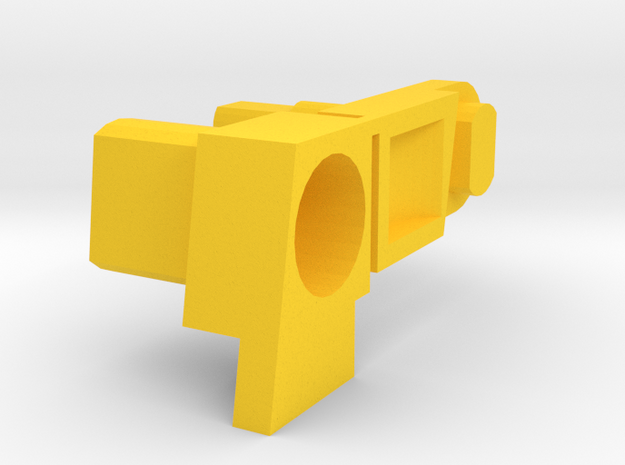 Galaxy MP5 Magazine Release Button and Hook in Yellow Processed Versatile Plastic