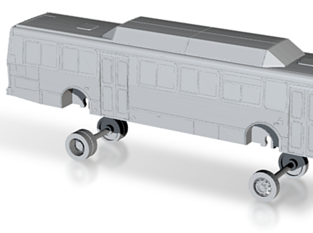 N Scale Bus Orion V Sonoma County 332-341 in Tan Fine Detail Plastic