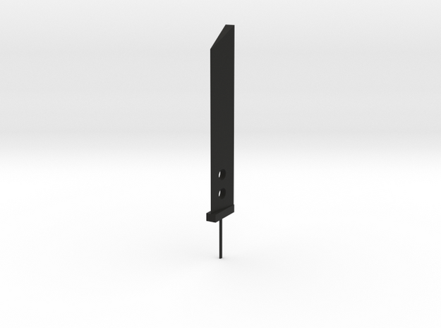 Mini Buster Sword in Black Natural Versatile Plastic
