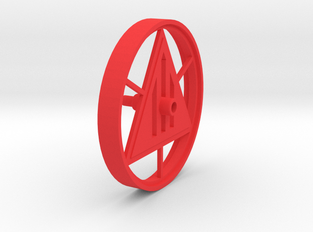 Equestron Chariot in Red Processed Versatile Plastic: Medium