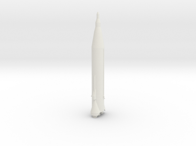 1/144 Scale Atlas E Missile in White Natural Versatile Plastic