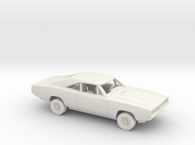 1/50 1969 Dodge  Charger Kit in White Natural Versatile Plastic