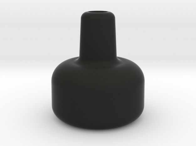 1.45" 1/4-28 THROTTLE KNOB in Black Natural Versatile Plastic
