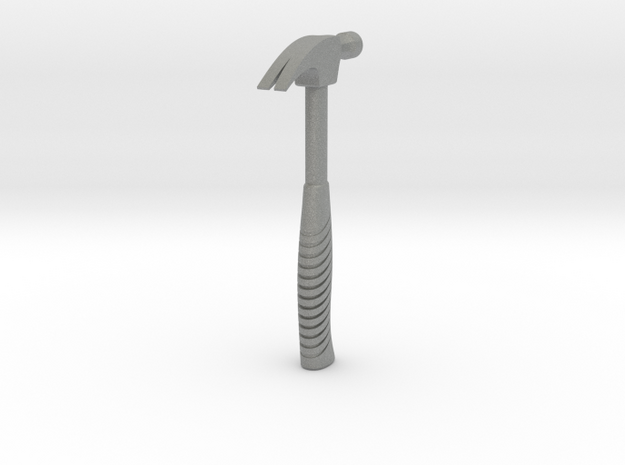 1/3 Scale Claw Hammer  in Gray PA12