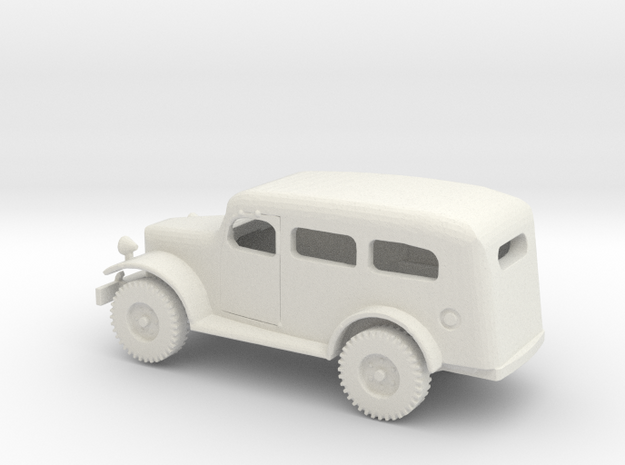 1/87 Scale Dodge WC-53 Carryall in White Natural Versatile Plastic