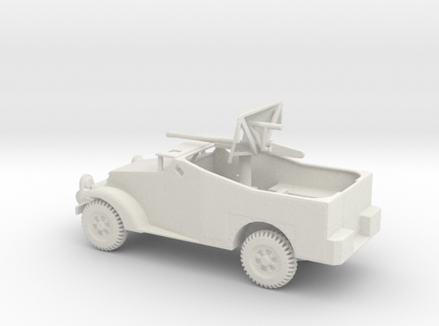 1/72 Scale M2 Scout Car with 37mm Gun in White Natural Versatile Plastic