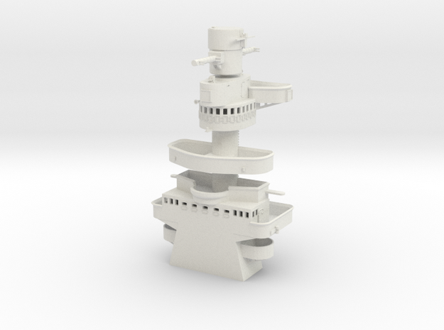1/128 DKM Admiral Scheer Tower in White Natural Versatile Plastic