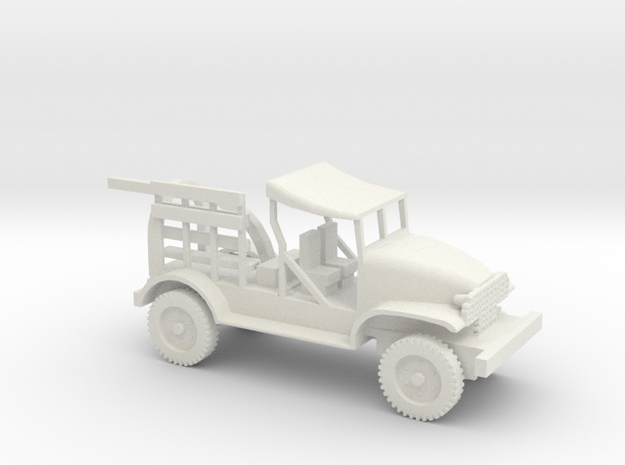 1/87 Scale Chevy M6 Bomb Servicing Truck 2 in White Natural Versatile Plastic