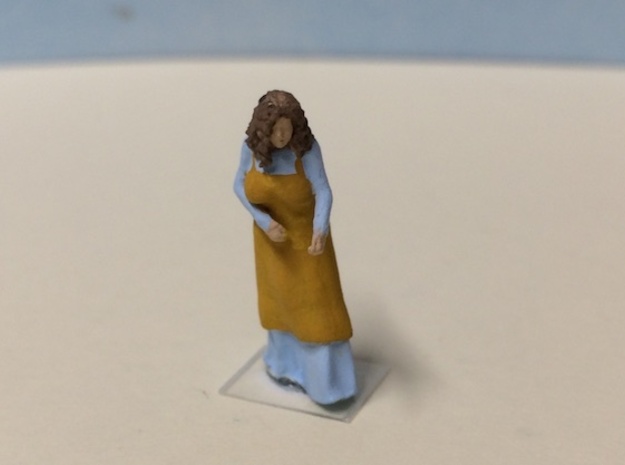 Peasant Female in Smoothest Fine Detail Plastic: 1:64 - S