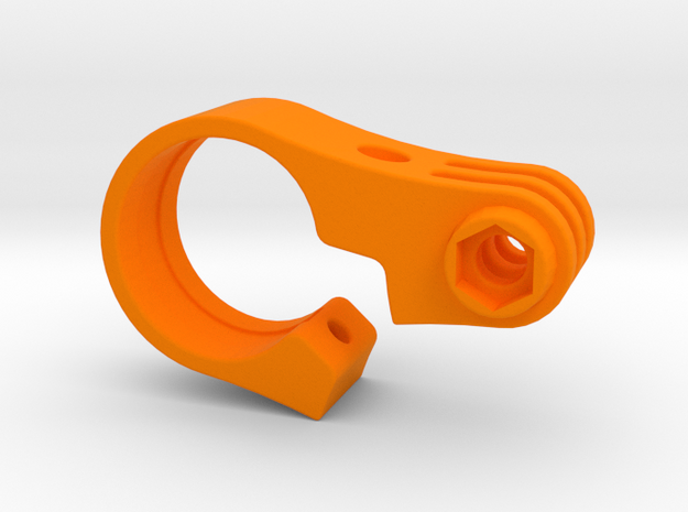 GoPro TT Handlebar Mount - 22.2mm in Orange Processed Versatile Plastic
