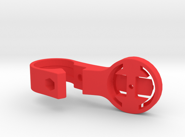 Garmin TT Handlebar Mount - 22.2mm in Red Processed Versatile Plastic