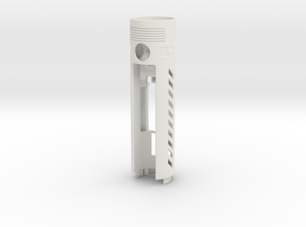 89Sabers - LukeV2 - Chassis Part1 - Style2-Proffie in White Natural Versatile Plastic