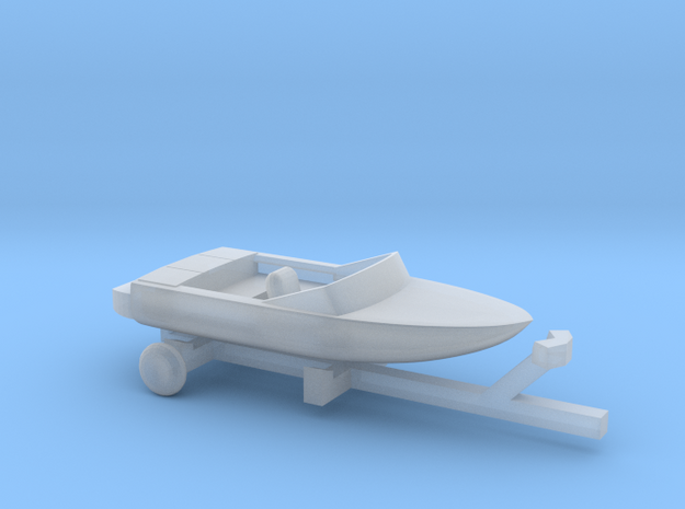 Pleasure Boat - 1:120scale in Tan Fine Detail Plastic