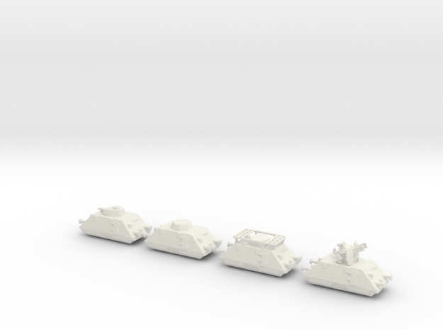 panzer Draisine 1/144 panzerzug  in White Natural Versatile Plastic