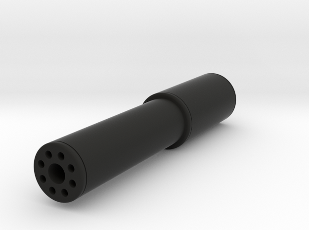 Mock Silencer for Well G11 MAC-11 Green Gas SMG in Black Natural Versatile Plastic