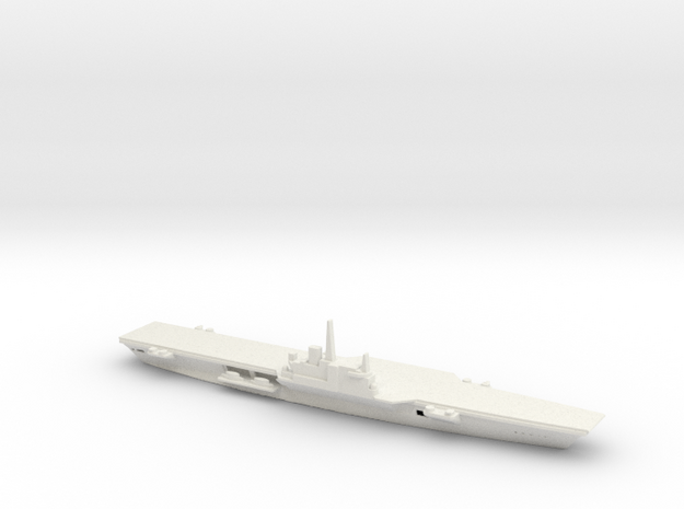 1/1800 Scale HMS Centaur in White Natural Versatile Plastic