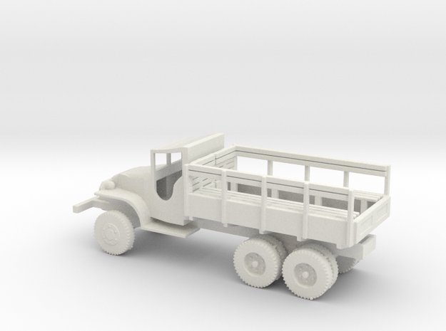1/87 Scale GMC CCKW Troop Truck in White Natural Versatile Plastic
