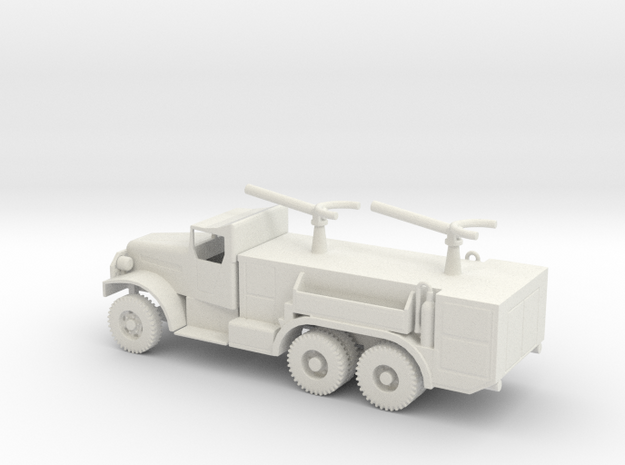 1/87 Scale White Airfield Fire Truck