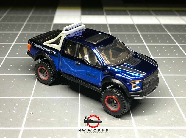 Set of 6 - Offroad Performance Rack Ford Raptor in Tan Fine Detail Plastic