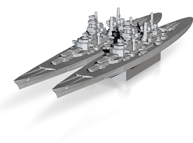 H-39 Battleship (Axis & Allies XL) in Tan Fine Detail Plastic