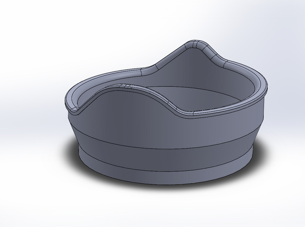 Elco_77_Foot_PT_Boat_Tub in Clear Ultra Fine Detail Plastic