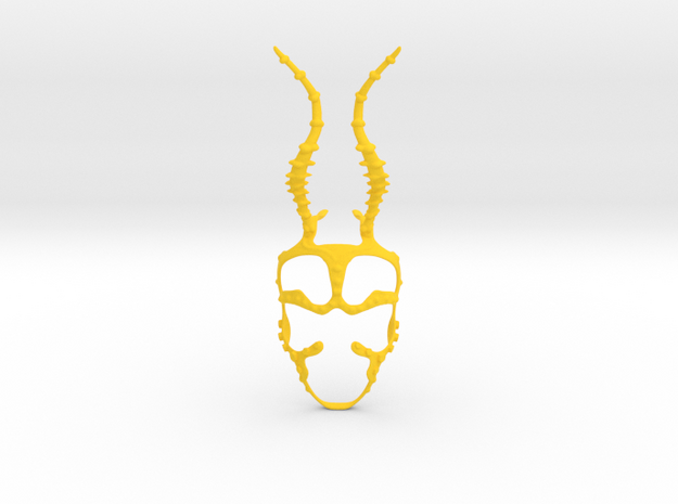Bee Mask in Yellow Processed Versatile Plastic: Small