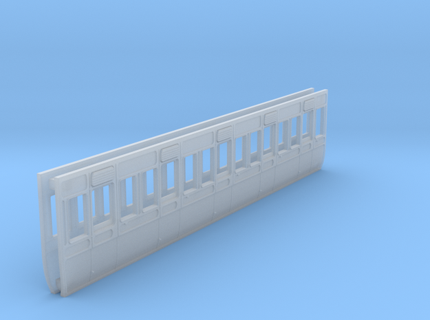 GWR carriage sides S3  third in Smooth Fine Detail Plastic