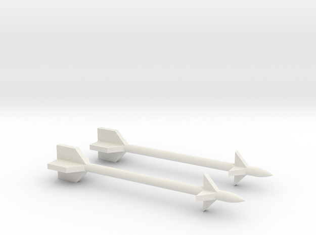 1/48 Scale Derby Missile in White Natural Versatile Plastic