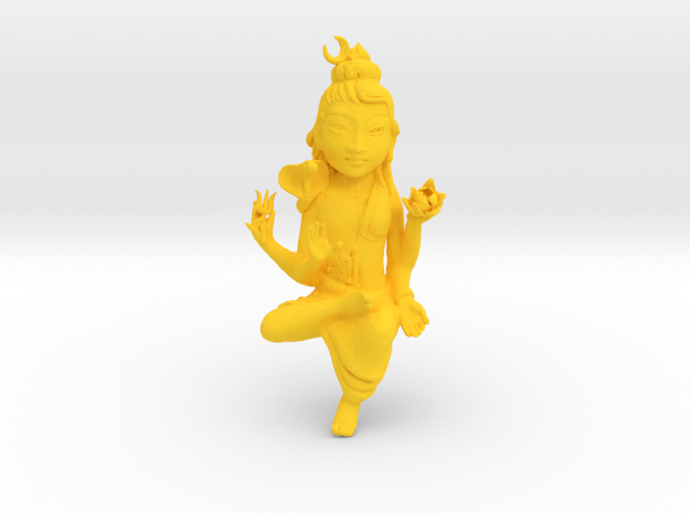 ShivaShakti in Yellow Processed Versatile Plastic: Medium
