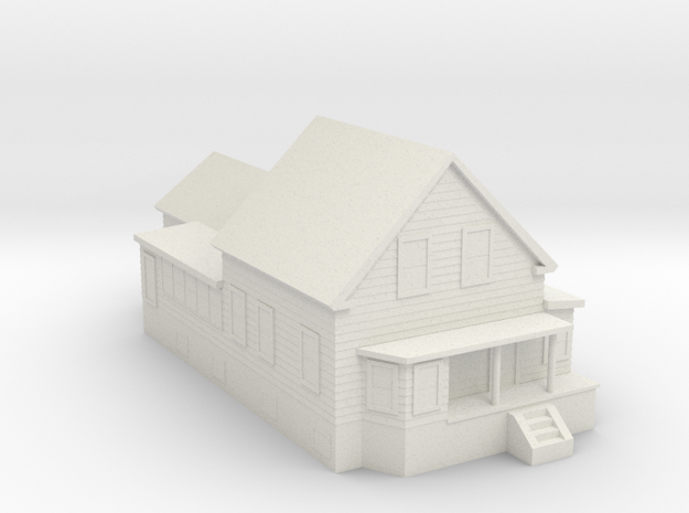 House 3D Print V2 in White Natural Versatile Plastic: Small
