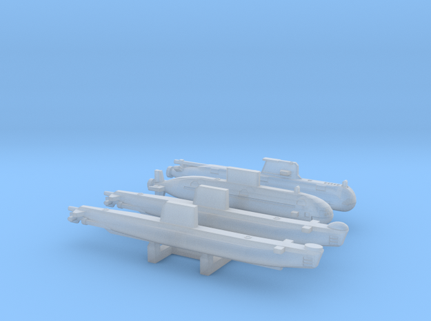 Commonwealth Diesel submarines FH - 2400 in Smooth Fine Detail Plastic
