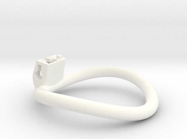 Cherry Keeper Ring - 63mm -12° in White Processed Versatile Plastic
