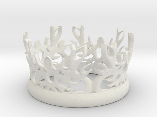 GOT Rule Crown (4" Diameter) in White Natural Versatile Plastic