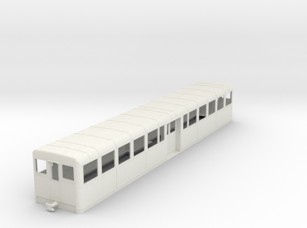 c-55-camargue-decauville-coach in White Natural Versatile Plastic